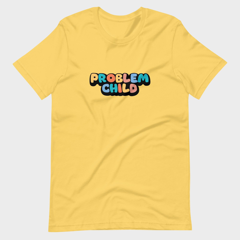 Problem Child Yellow T Shirt